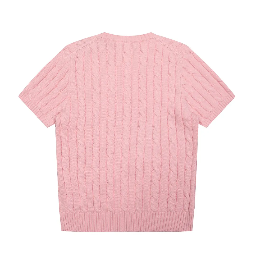 P154 💰 "Top quality" Style number: DS222# (not off the shelves all year round) [Ralph Lauren round neck pocket style solid color pony embroidered logo knitted short sleeves] ✅Ralph Lauren Ralph Lauren classic basic pocket all-match style goddess knitted short sleeves for all seasons ✅Main supplier platform live broadcast Wholesale entity Replenish when out of stock Not off the shelf ✅ZP quality 1:1 version Scan the code to enter the GF website Counter quality ✅Details and quality are the only one in Guangzhou. Imported quality cotton yarn, focusing on high-end, cost-effective, good quality needless to say. ✅The version is restored to the original order. The maximum size can be worn up to 160 pounds. Loose, comfortable and stress-free. ✅The upper body is simple and easy to match. A must-have for goddess ootd. Good-looking clothes are never picky. A must-have in the goddess’ wardrobe. Size: S-XL. Color: White, almond, purple, orange, gray, yellow, black, khaki, pink, navy, rose, green. Chinese red olive green light blue white label light blue blue label